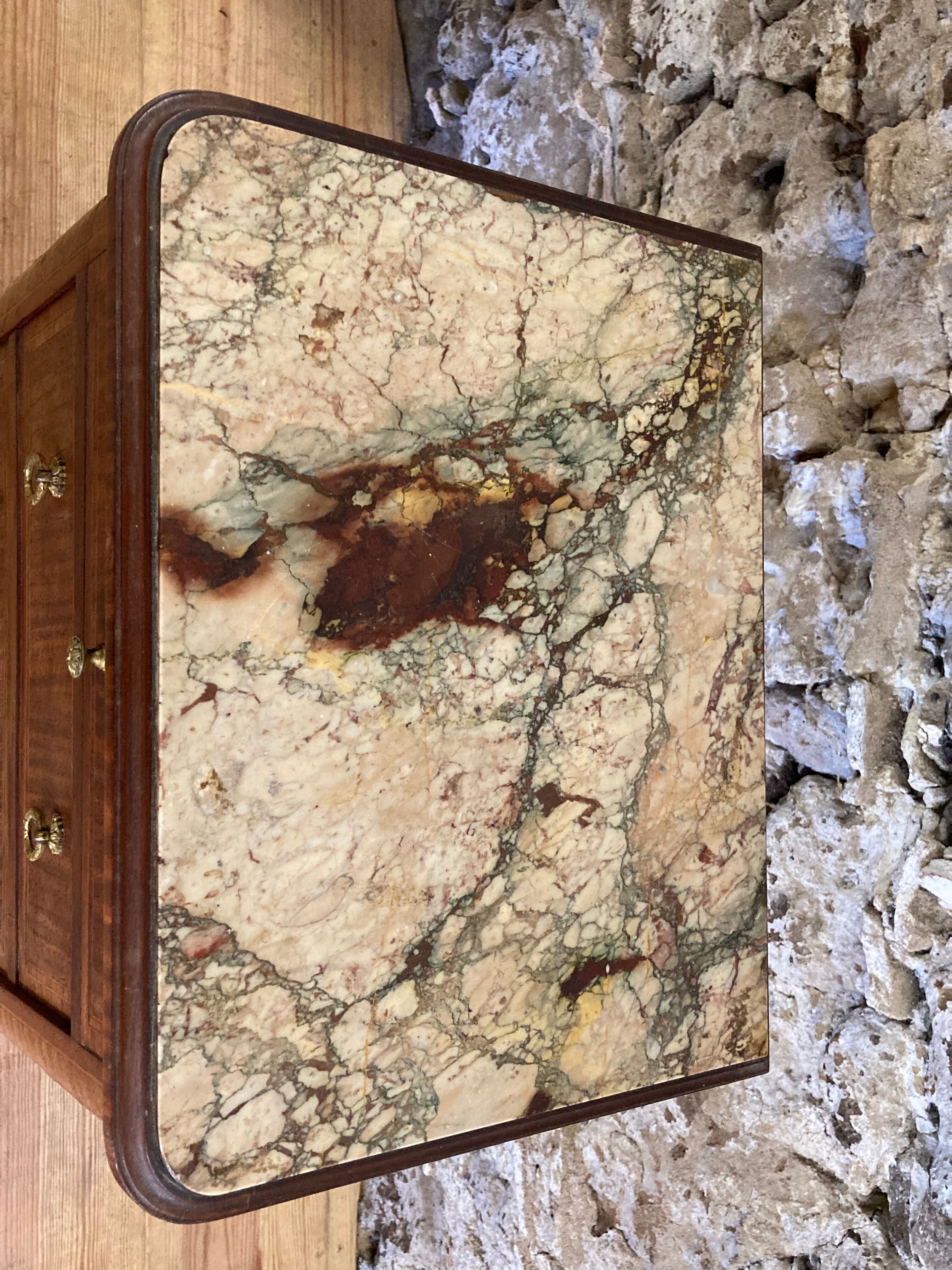 Bedside table Louis XVI marquetry