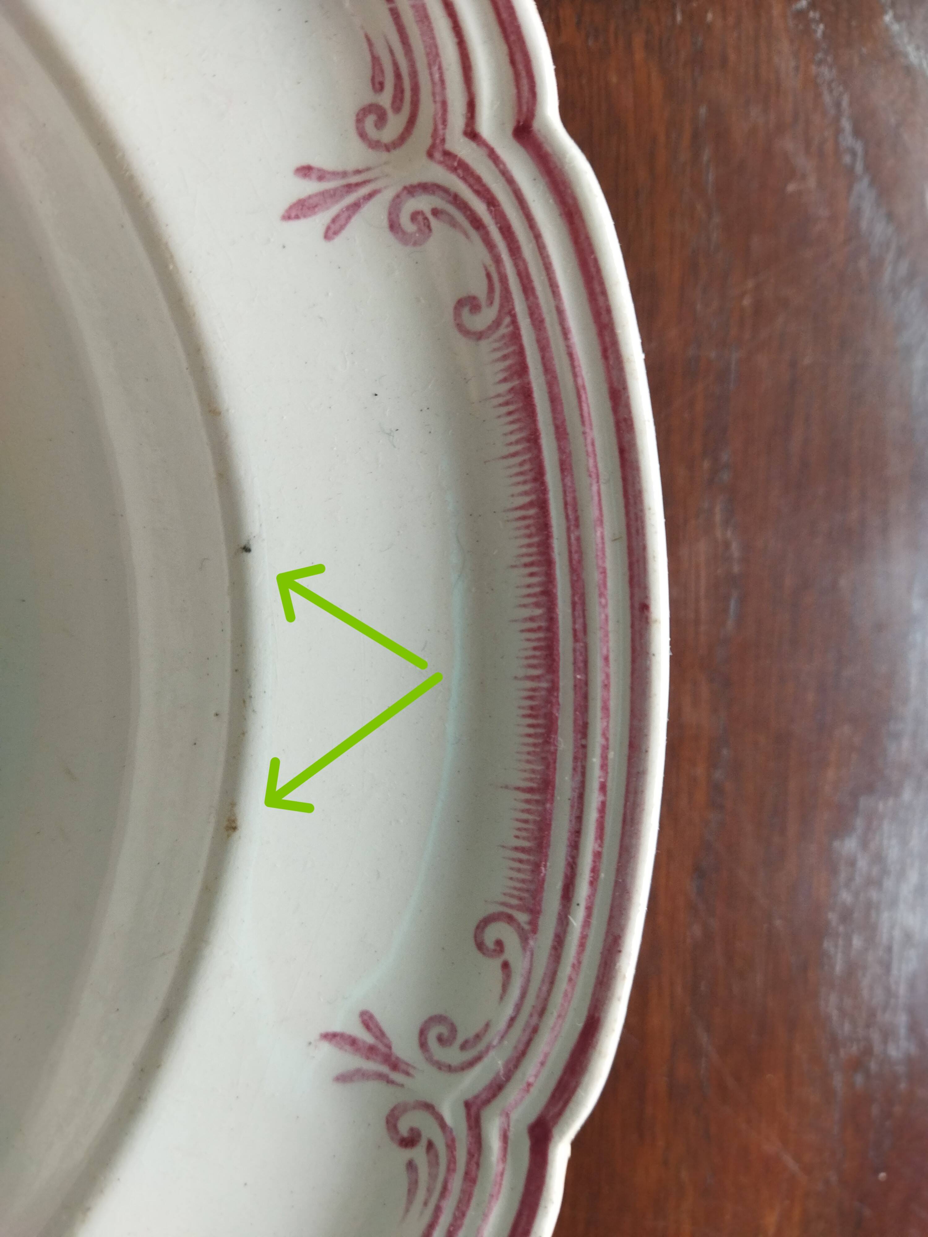 Boulenger & Cie Choisy ironstone deep plate