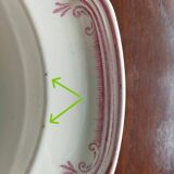 Assiette creuse en terre de fer Boulenger & Cie Choisy