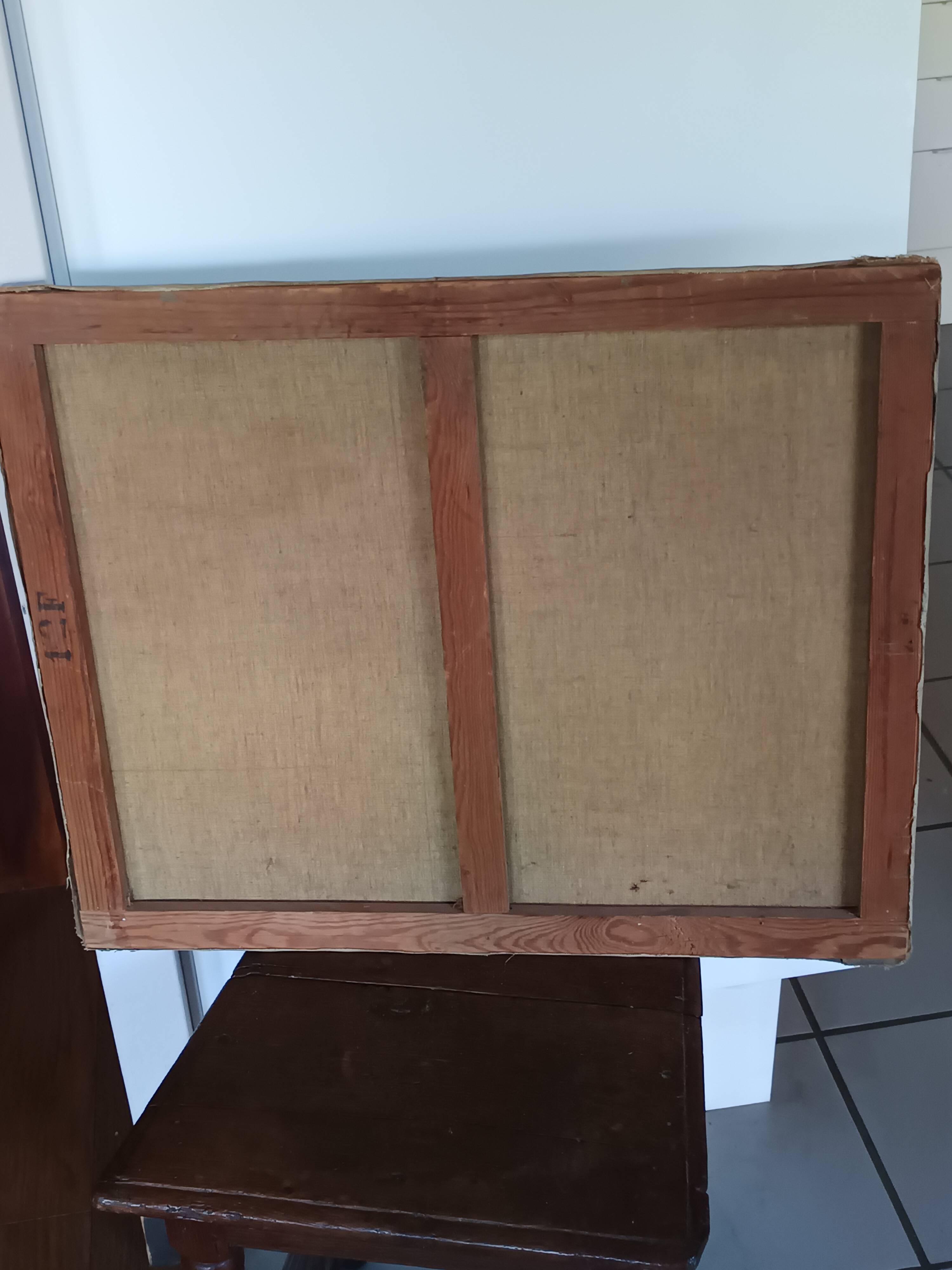 Oil on canvas, signed Francis Maurel, Provençal painter, 1941