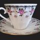 Tea cup with saucer in Russian porcelain Lomonosov, St Petersburg.
