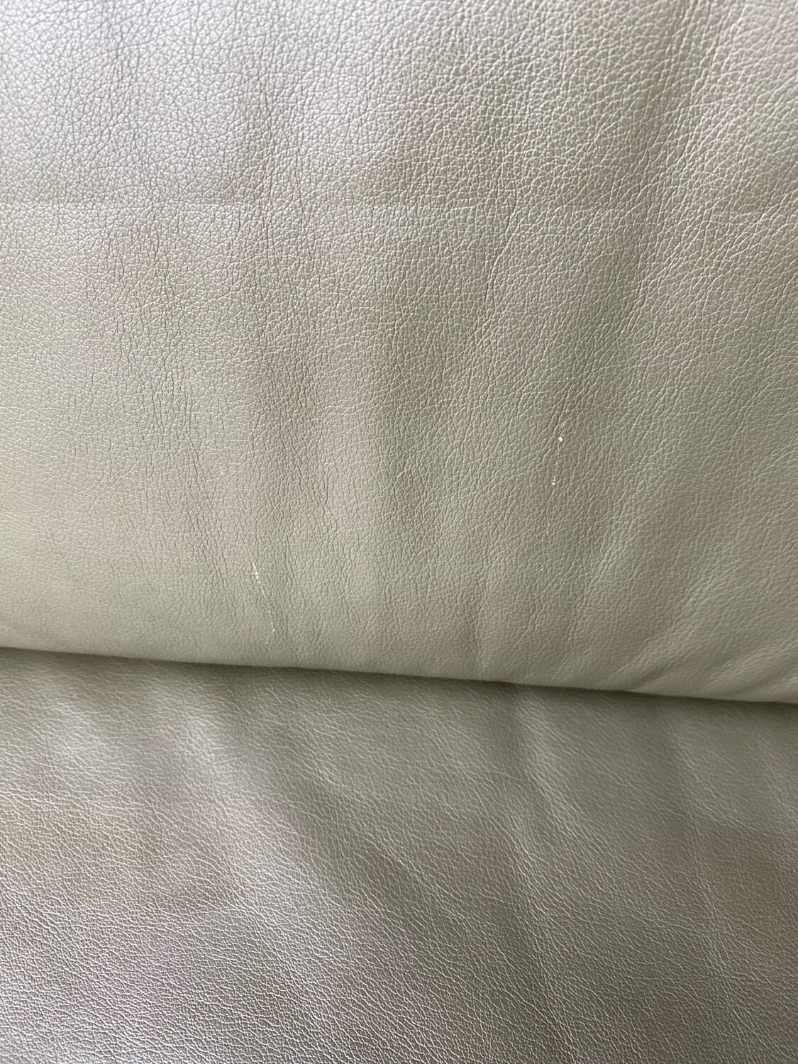 Pfister sofa for Knoll in khaki leather