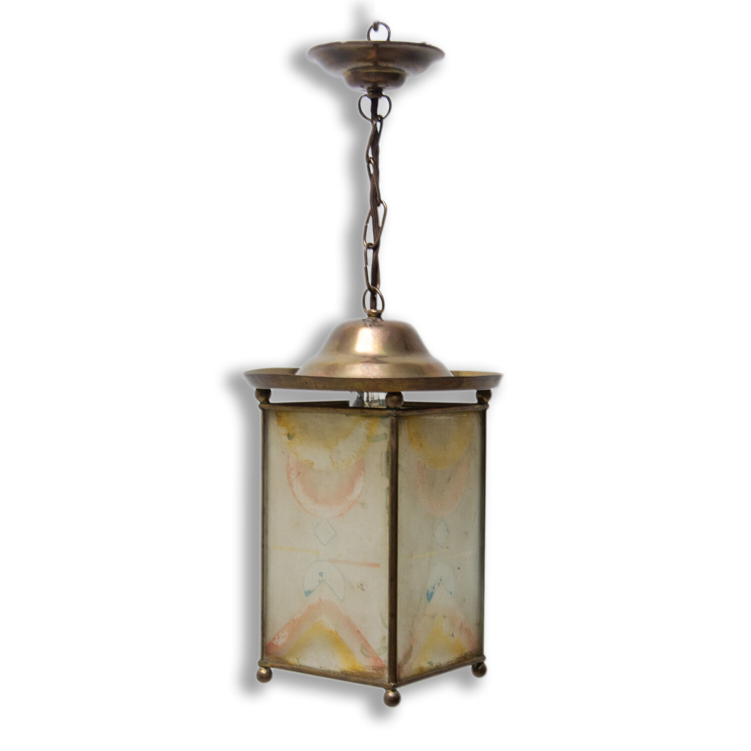 Art nouveau lantern, circa 1915, austria hungary