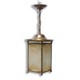 Art nouveau lantern, circa 1915, austria hungary