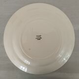 Flat Round Faience H.B.C. Choisy-le-Roi Vintage