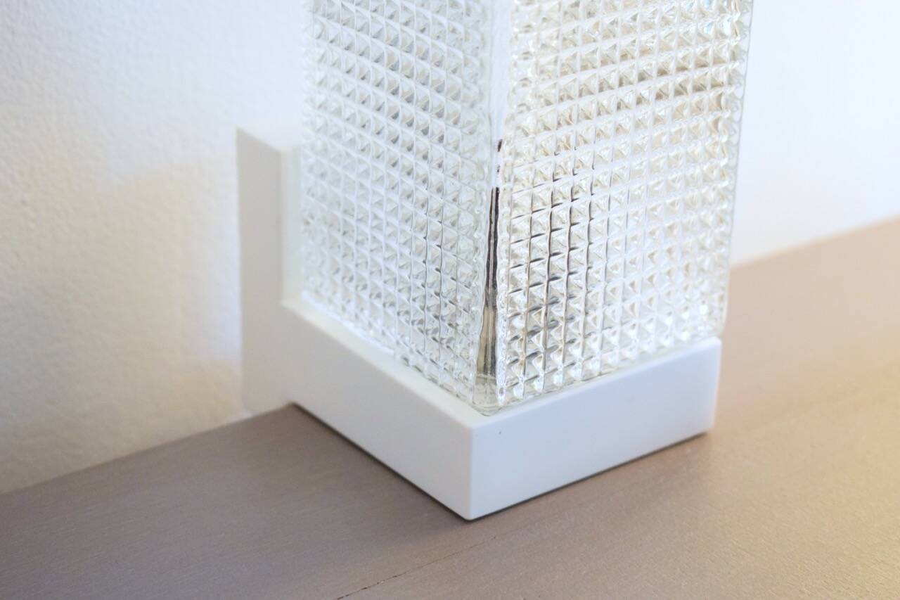 Paire d'applique vintage blanc