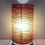 90s design metal resin cylinder lamp