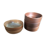 Set de 5 assiettes en grès