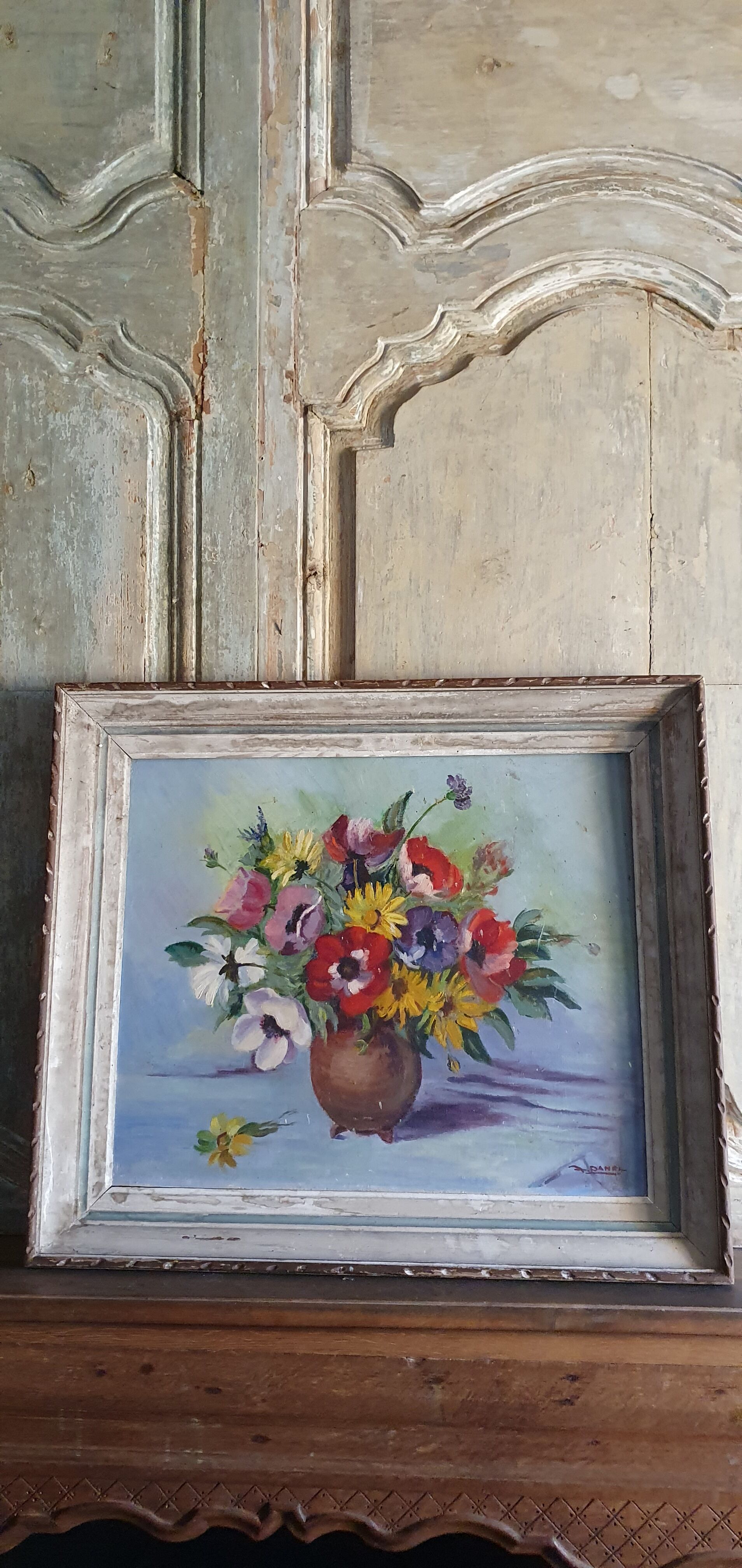 Bouquet de fleurs avec couleurs intenses