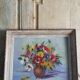 Bouquet de fleurs avec couleurs intenses