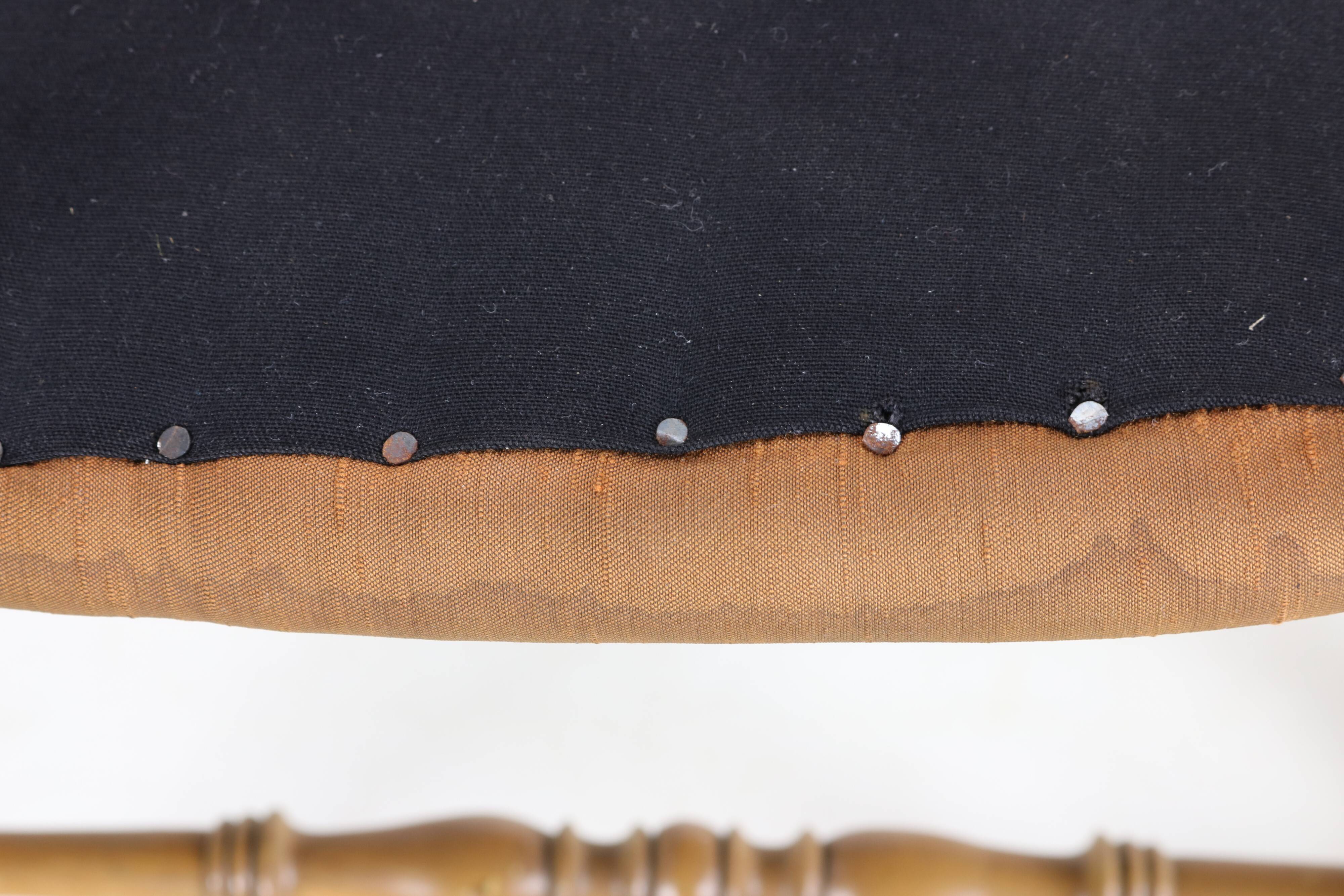 Set of four original italian design dining chairs by Descalzi for Chiavari