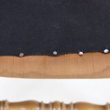 Set of four original italian design dining chairs by Descalzi for Chiavari