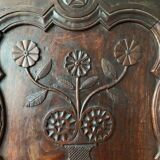 Antique carved wooden cabinet doors, 18th century