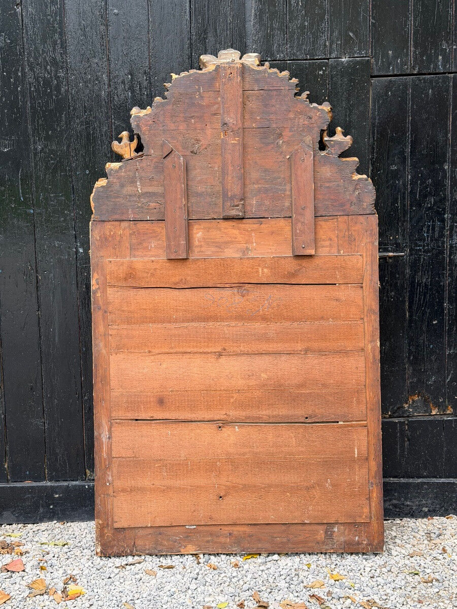 Regency style mirror in gilded wood, 19th century