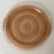 Plateau vintage en verre rose