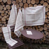 Set 5 large butcher's tea towels