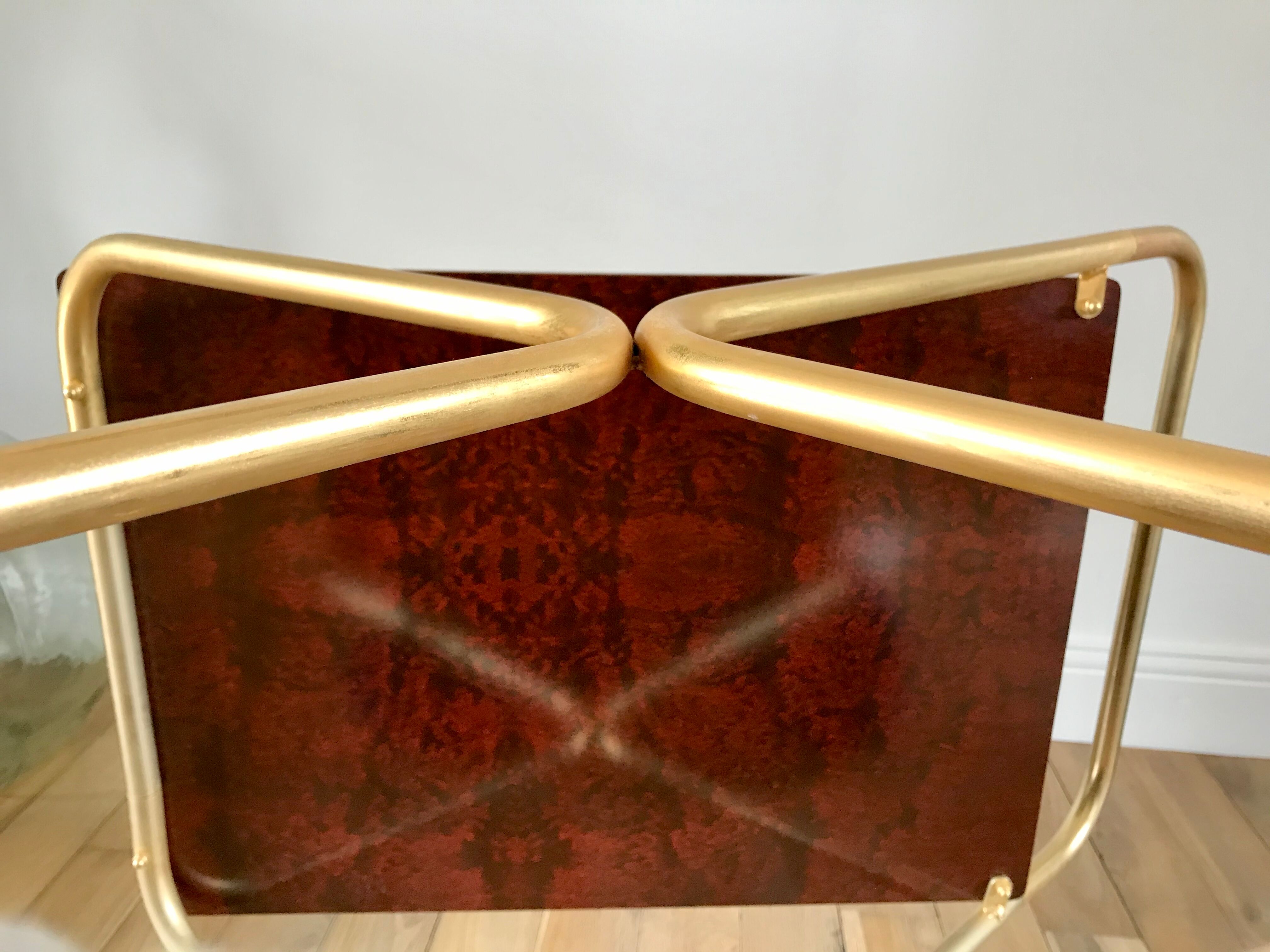 Design service in formica and brass 60s
