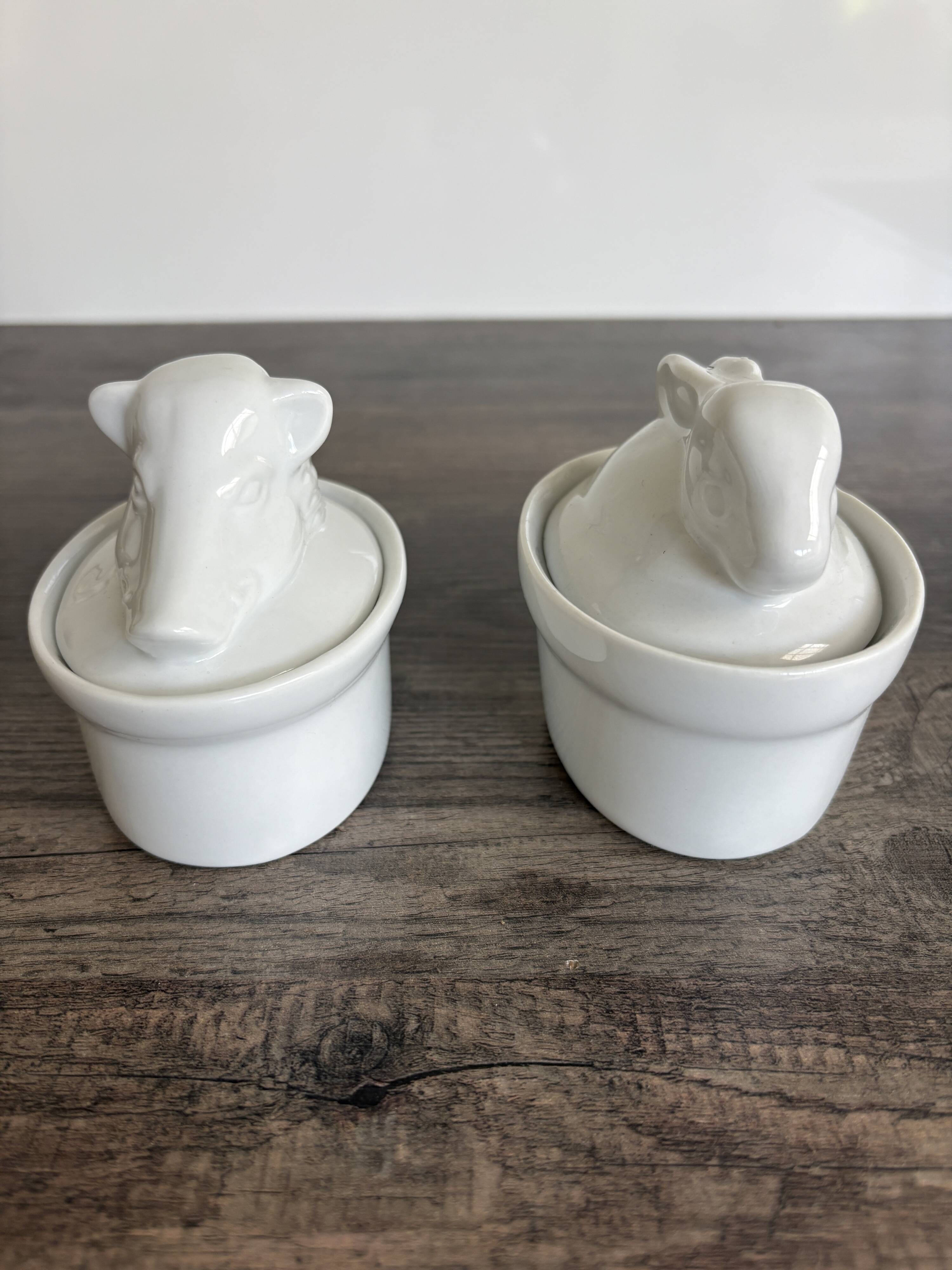 2 Porcelain Terrines - Wild Boar and Rabbit