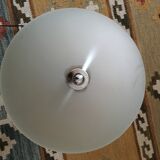Frosted glass mushroom lamp