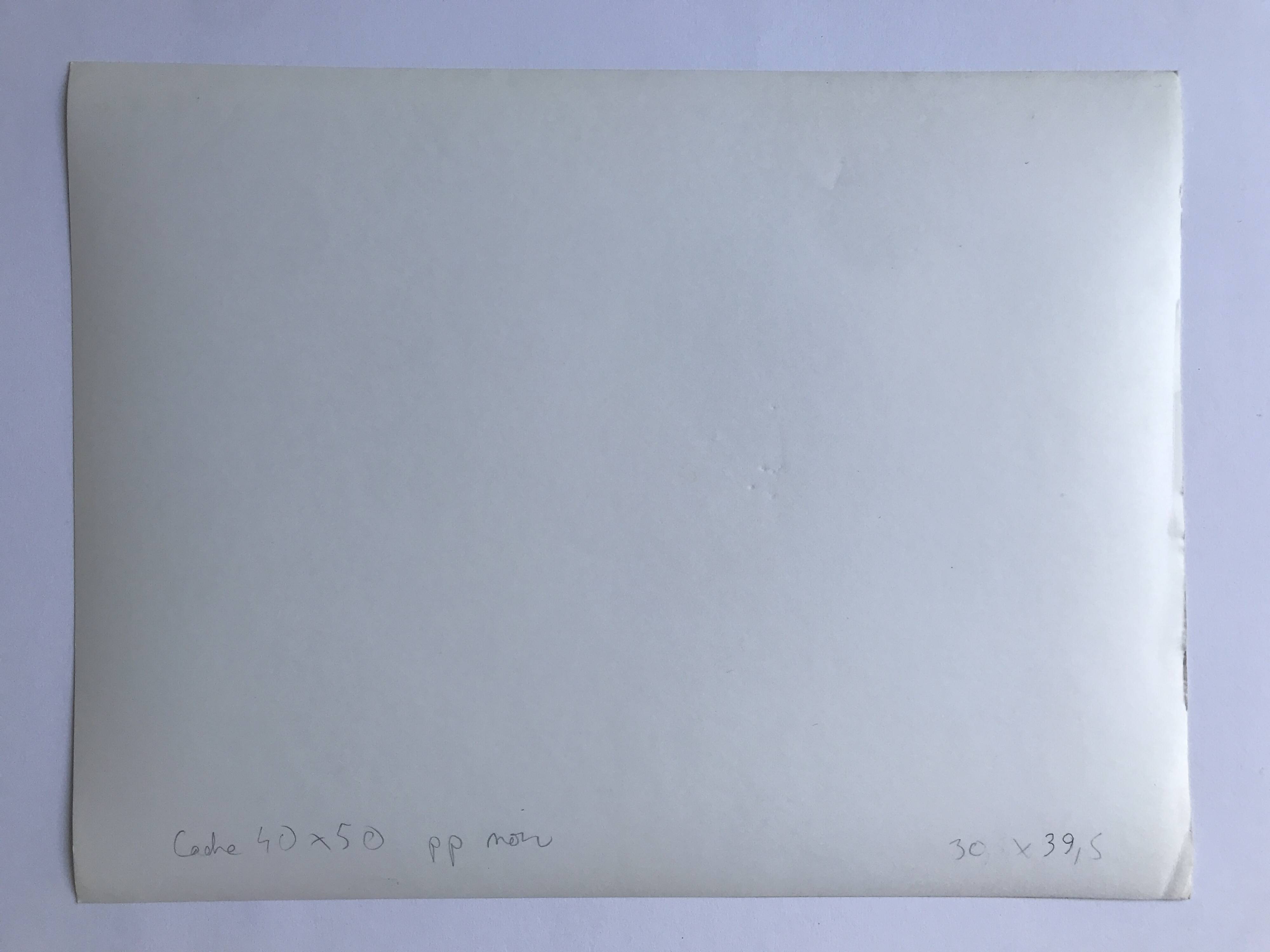 Rosine NUSIMOVICI, Untitled (Cloud IV), c 1980. Black and white silver print
