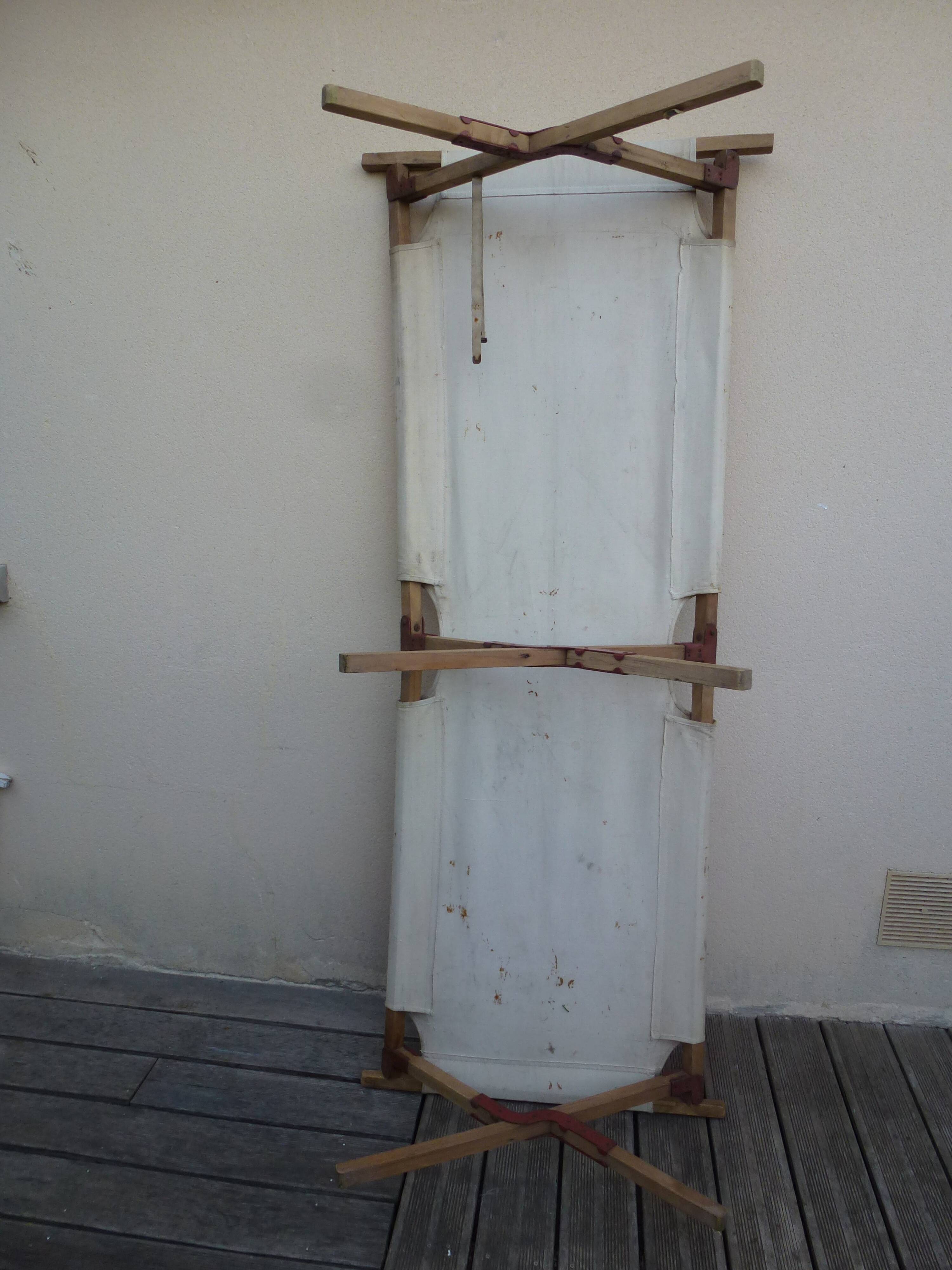 Two war military camp lit