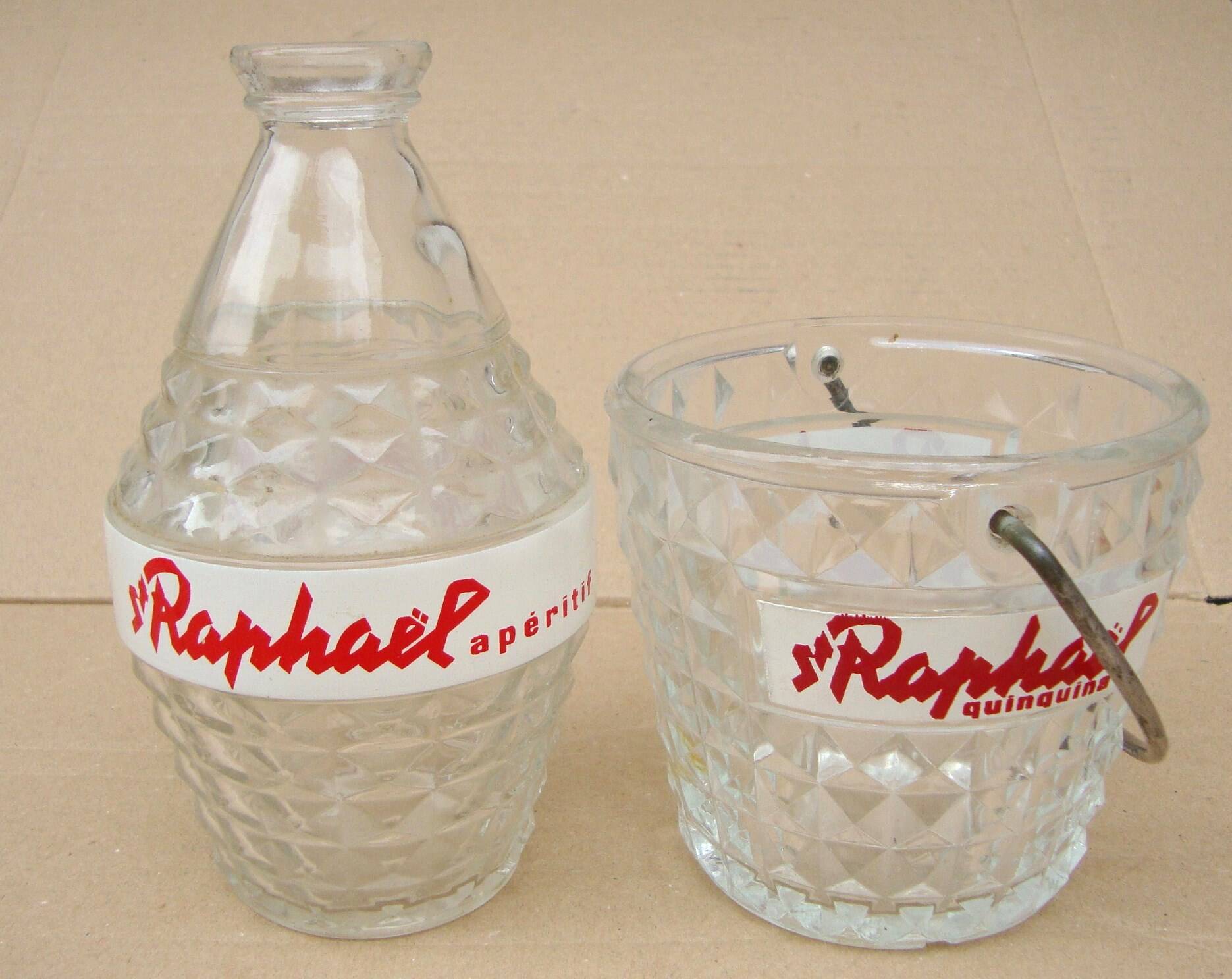 Vintage St Raphael carafe and ice bucket