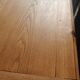 Solid wood coffee table with drawer and original key.