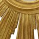 Deknudt Sunburst Sun Mirror Gilded Wood Sixties 69cm