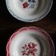 6 mismatched soup plates Marsac Marinette Digoin Badonviller
