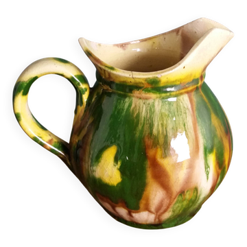 Pichet pot à lait en céramique artisanale