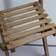 Folding wooden children's chair