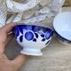 Petits bols anciens Badonviller décor bleu cobalt