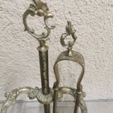 Serviteur de cheminée bronze doré