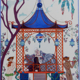 Original lithograph Georges Barbier Paradise of lovers 1928