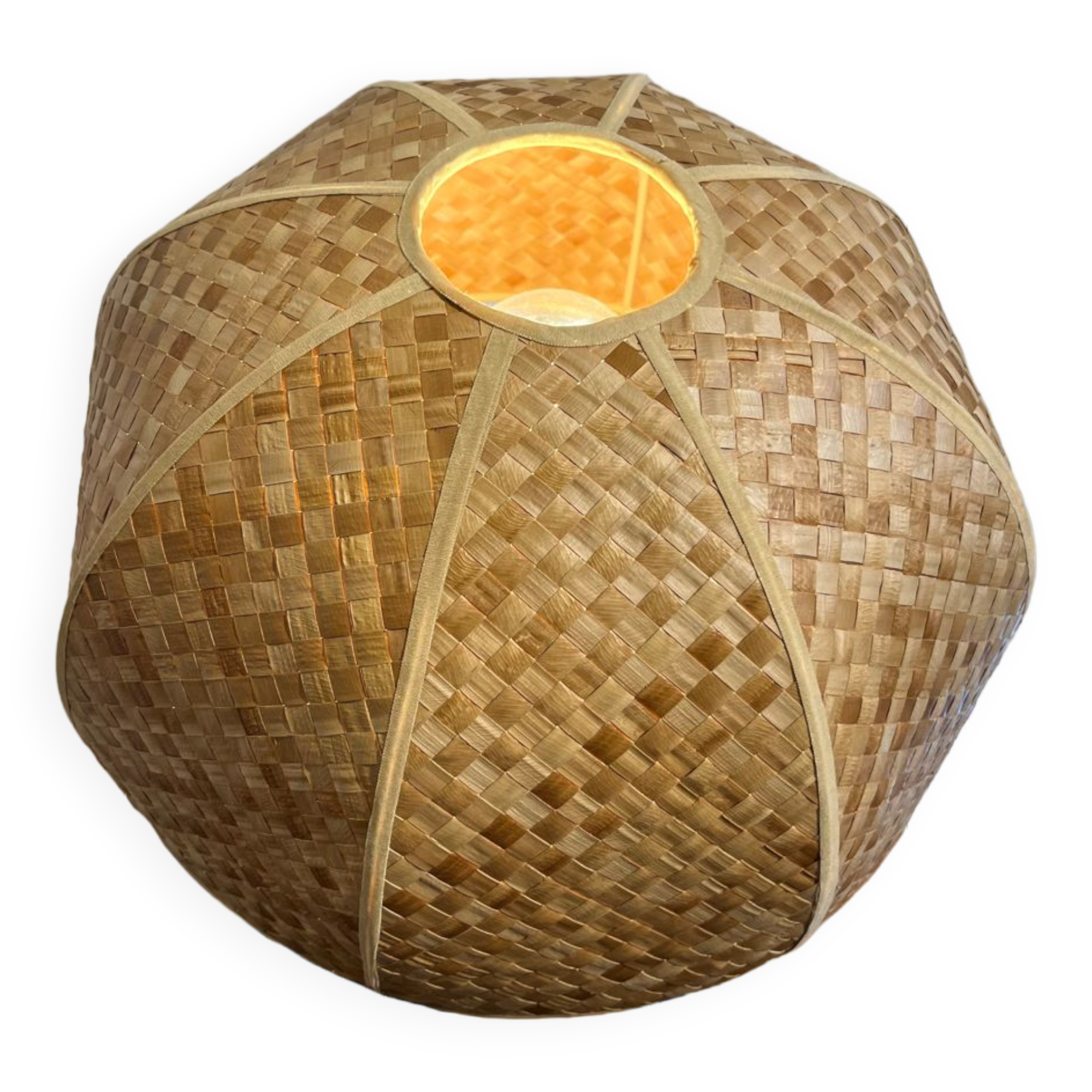 Wooden table lamp 1950