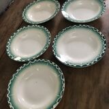 Lot of 8 plates Digoin 1940