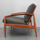 Canapé 2 places en teck Paper Knife de Kai Kristiansen des années 1960, Danemark