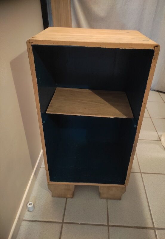 Storage cabinet solid wood aerogummed int intense blue dp 1222306