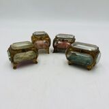 Set of 4 Antique Jewelry Boxes