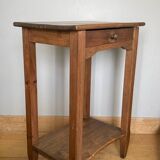 Side piece of furniture at the end of a sofa on 2 levels, 20th century