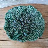Sarreguemines ceramic cabbage leaf emptier