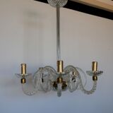 Vintage glass chandelier