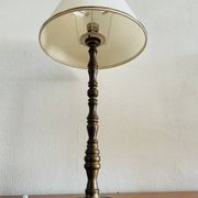 Vintage brass table lamp, circa 1940s - 1950s