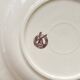 Set of 6 deep plates in old white and gold earthenware Moulin des loups Orchies ACC-6037