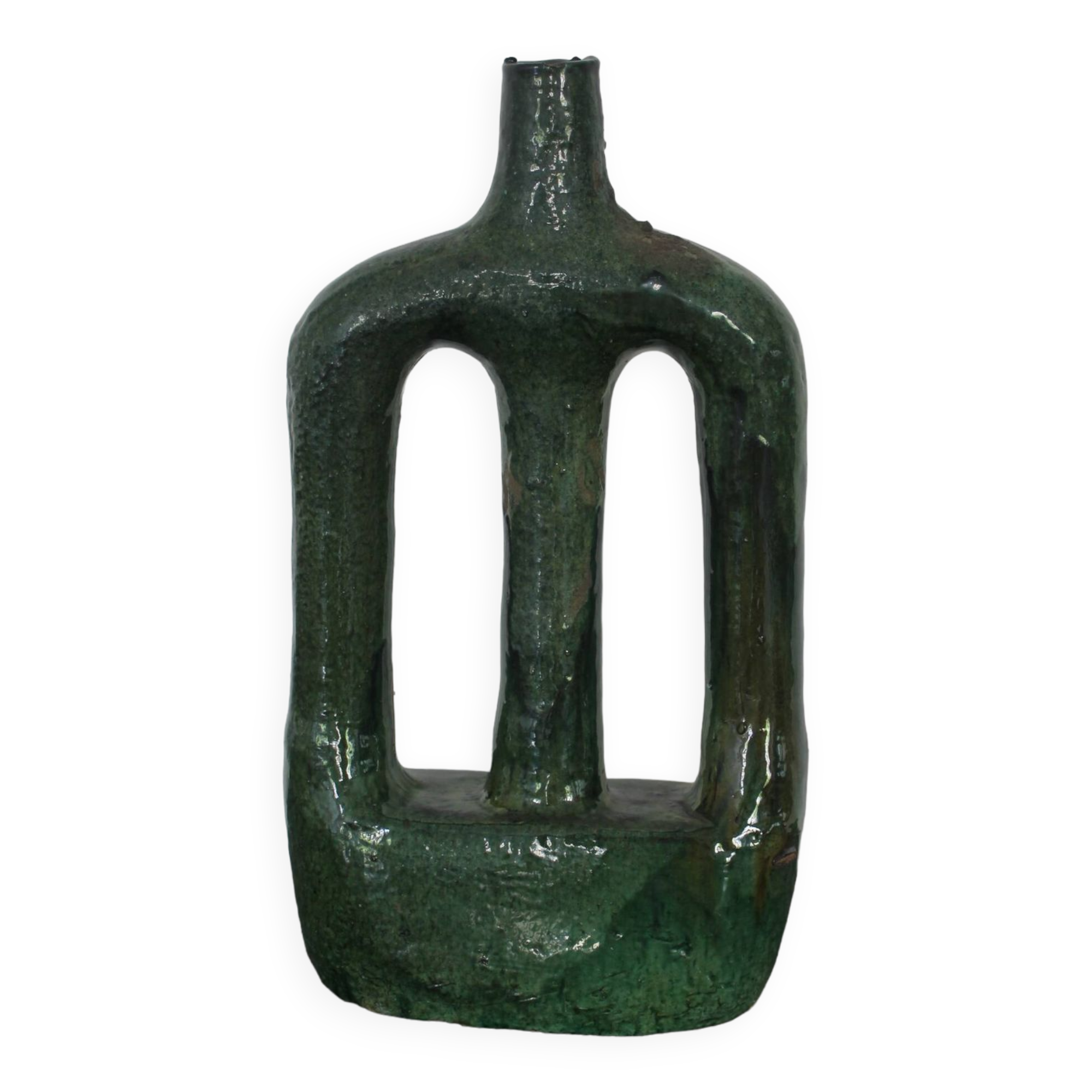 Tamegroute green abstract piece