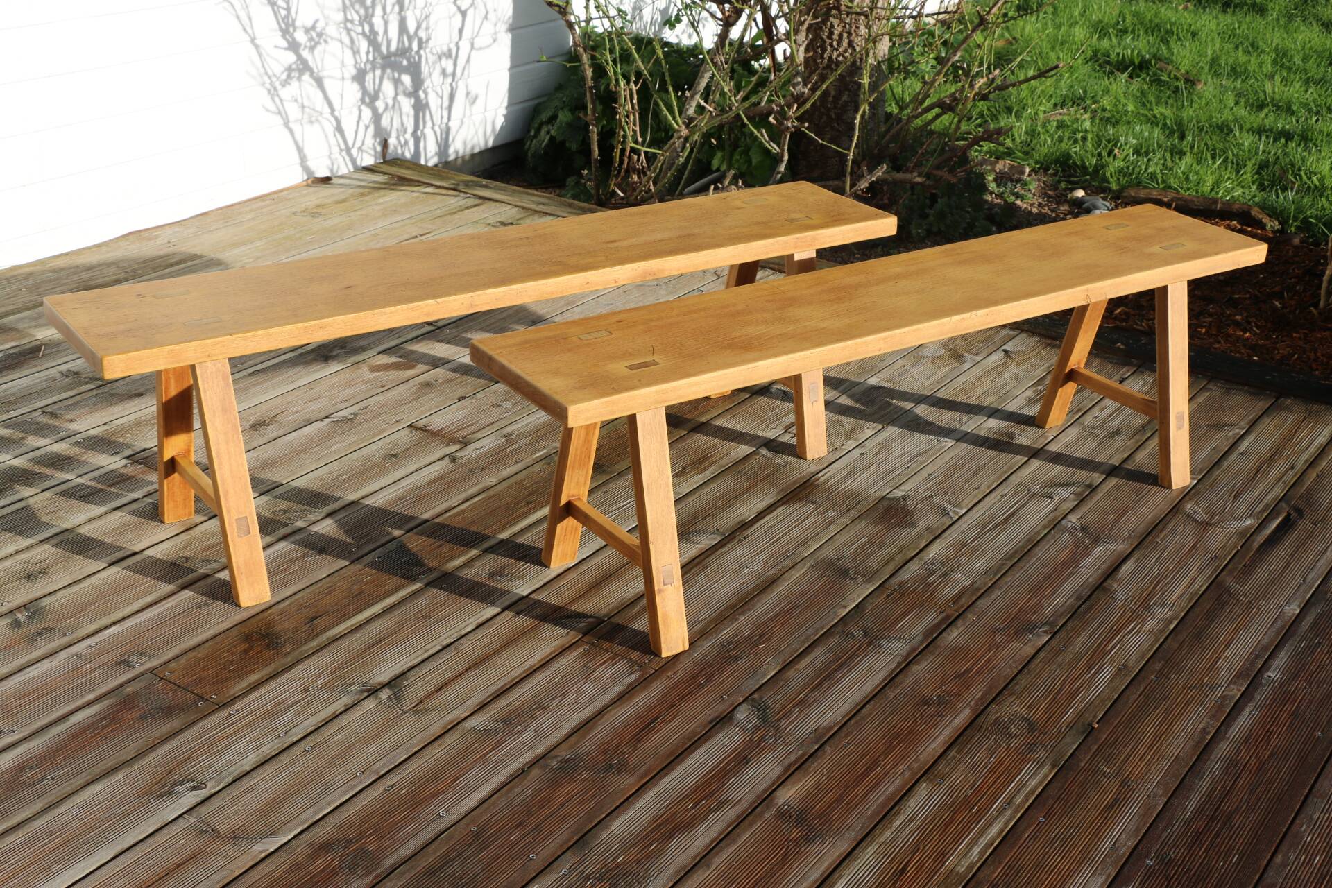 Banc en chêne massif 1500mm