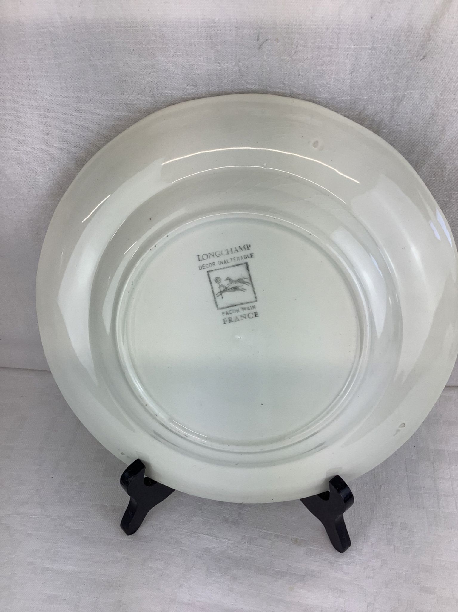 Assiette Décorative ou Plat Longchamp France