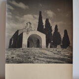 Silver photo mediterranean romanesque church circa 1970