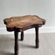 Wooden tripod stool