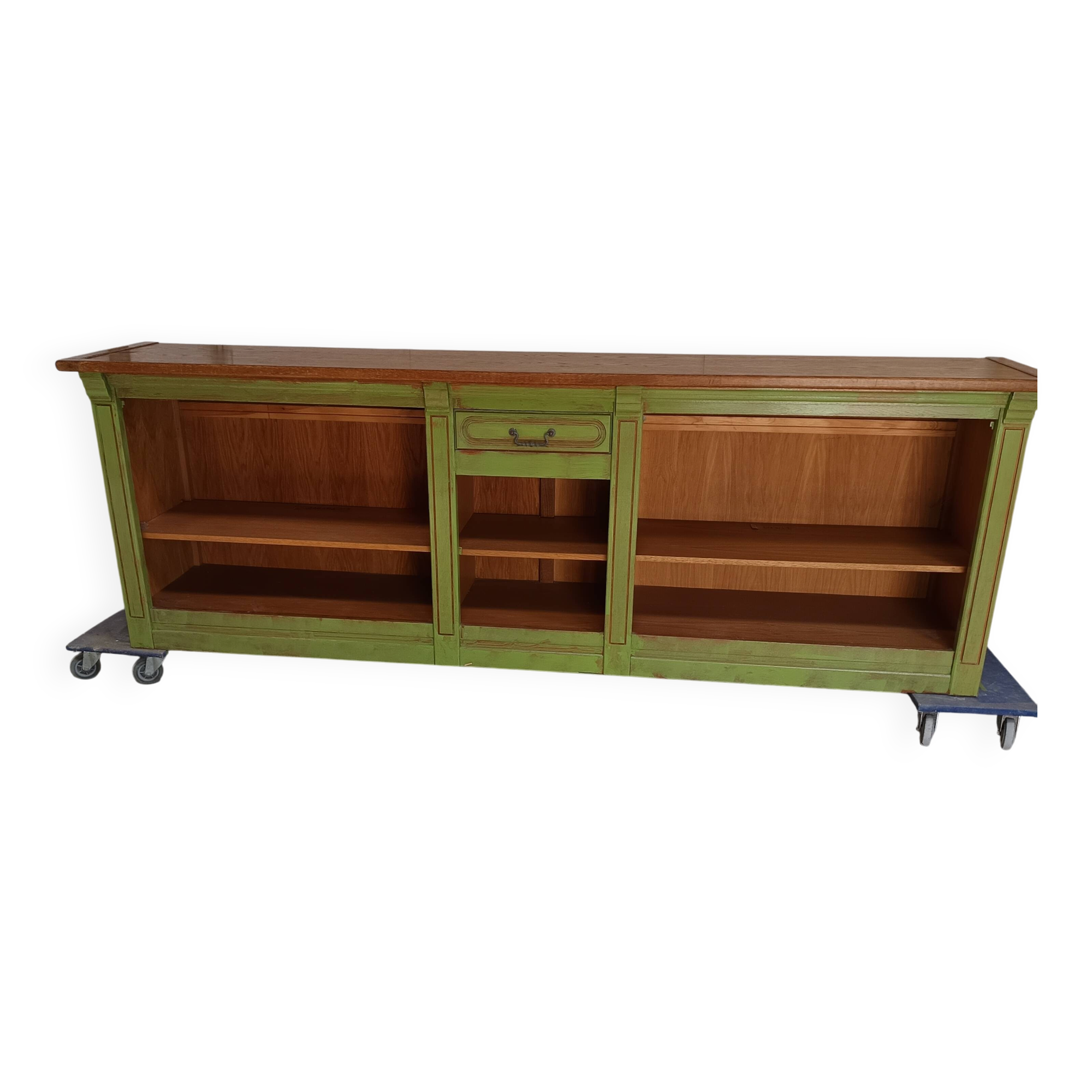 Ancien comptoir en bois